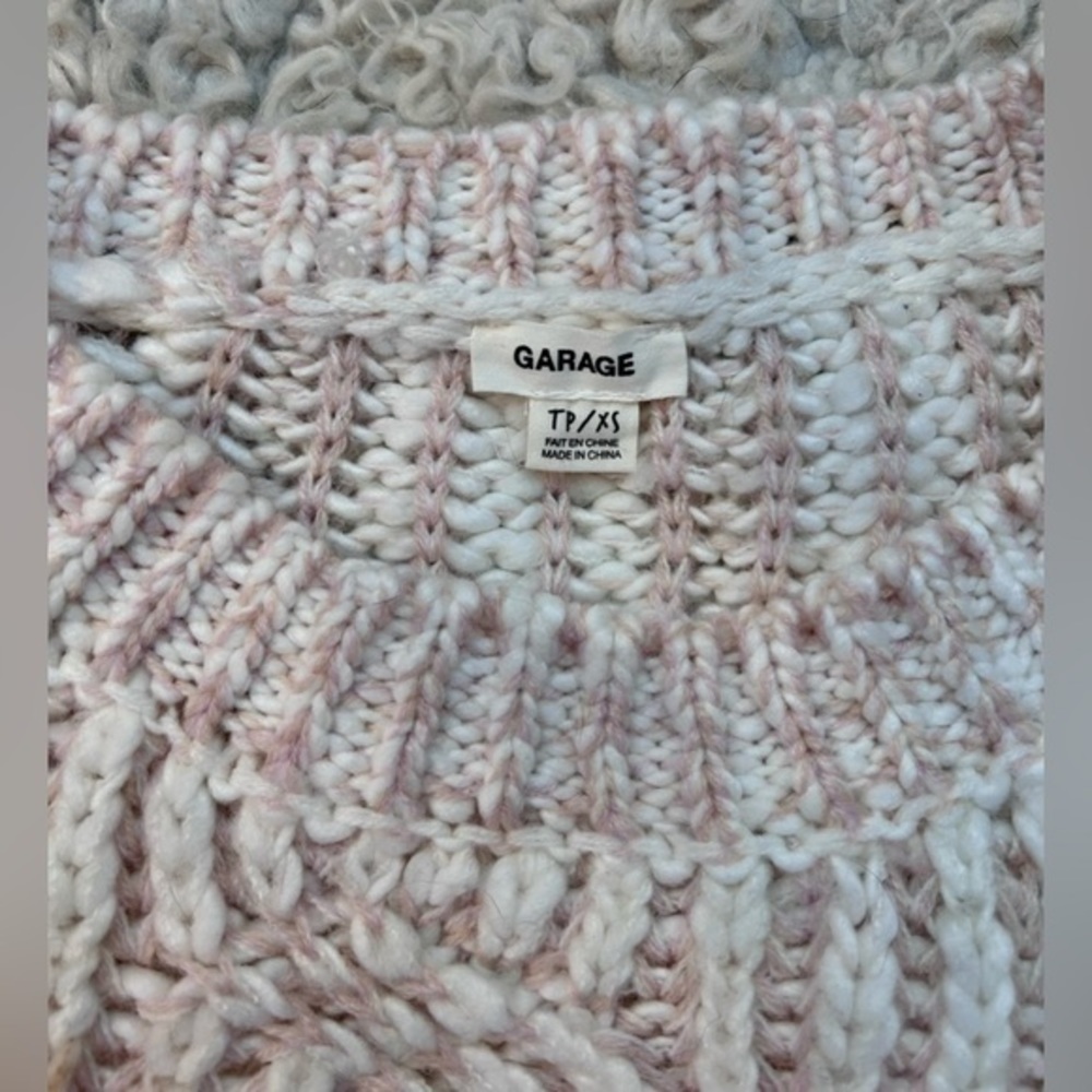 XS Garage knitted crop top sweater - Picture 2 of 2